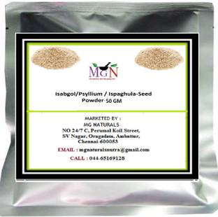MG नैचुरल्स Isabgol/Psyllium / Ispaghula-Seed Powder 50 GM