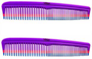 VEGA Hair Comb 1279 Pack Of 2 Colour May Vary