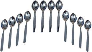 KUBER INDUSTRIES Stainless Steel Table Baby Spoon Set of 12 Pcs (16 Cm) (SP13) Steel Cutlery Set