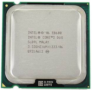 Intel Core 2 Duo E8600 3.33 GHz LGA 775 Socket 2 Cores 2 Threads 6 MB L2 Cache Desktop Processor