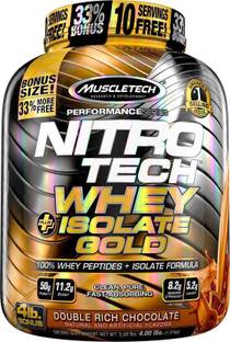 Muscletech Performance Series Nitrotech Plus Isolate Gold Whey Protein