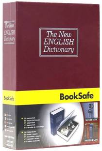 Iktu Book Safe Book Style Money Cash Locker Jewellery Home Safe Box Dictionary (Size:24 x 155 x 55 mm ) Random Color (Dictionary) Cash Box