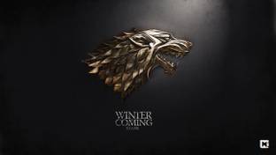 Wall Poster Game of Thrones sigils House Stark POSTER PRINT ON 13X19 INCHES 3D Poster