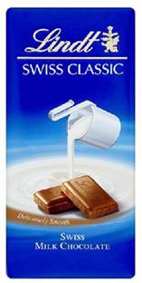 LINDT swiss classic milk chocolate 100gm Bars