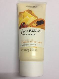 Oriflame Sweden tropical fruit face mask