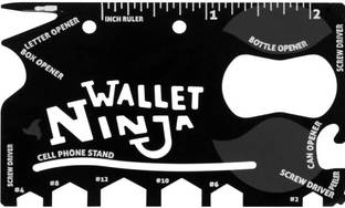 Accincart wallet ninja toolkit Multi-utility Knife