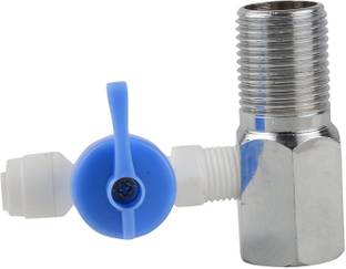 Morning Star Technology Inlet Valve Set for all types of RO UV Water Purifiers Plastic Connector 1/4 size Tap Mount Water Filter