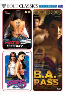 Bold Classics Set 3 (B A Pass, Hate Story, Zindagi 50 50 Pack Of 3 Dvd's)