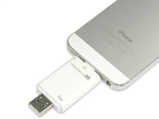 VibeX ™ i-Flash Device HD Memory Data Storage Device OTG for iPhone 7 plus / 7 / 6s / 6 / 5s / 5 iPad iPod Samsung LG IOS Android (3 in 1) High Speed™-Type-052 USB Flash Drive