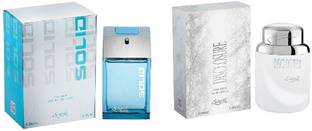 Sapil Solid Blue Perfume 100 ml With Disclosure White Perfume for Men100 ml (Imported from U.A.E) Eau de Toilette  -  200 ml