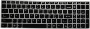 Saco Chiclet Keyboard Skin for Lenovo Ideapad 300-15ISK 80Q700E0IN 15.6-inch (Core i5-6200U/8GB/1TB/Windows 10/2GB Graphics), Silve Keyboard Skin
