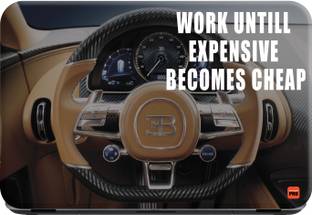 STICKER PRO MOTIVATIONAL QUOTES Premium LG Vinyl (matte) Reusable Laptop Skin Compatible for 15.6 inch