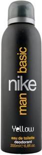 NIKE Man Basic Yellow Deodorant Spray  -  For Men