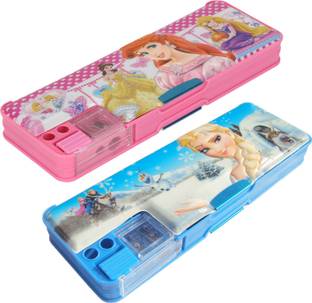 AARVI Frozen,Princess Character Print Art Plastic Pencil Boxes