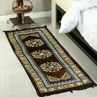 KUBER INDUSTRIES 1 ft  X 2 ft Velvet Runner