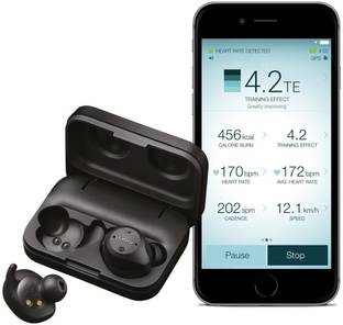 JABRA Elite Sport True Wireless Waterproof Fitness & Running Earbuds with Heart Rate and Activity Tracker (Black) Bluetooth