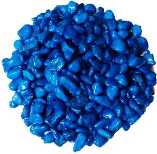DS Creations Blue color stone 475g Gravel Unplanted Substrate