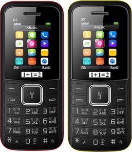 1+1=2 D2 Dual Sim Combo of Two Mobile