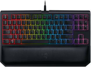 Razer BlackWidow Tournament Edition Chroma V2 Mechanical Yellow Switch Wired USB Standard Gaming Keyboard Compatible with Desktop, Laptop, Mac