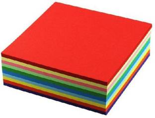 Paraspapermart 15cm x 15cm Origami Paper (Set of 1, Multicolor) Pack of 200 Sheets Unruled 15cm x 15cm 80 Origami Paper