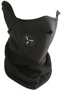 DEPON Black Bike Face Mask for Men & Women