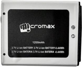 Micromax Mobile Battery For  MICROMAX Micromax Bolt D200 1350 mAh Battery