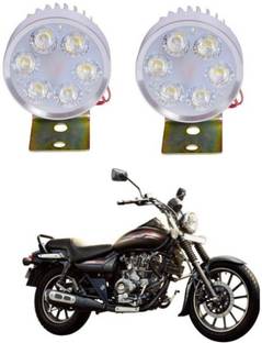 AUTOGARH M7 6 LED FOG HEADLIGHT FOR Avenger Street 220 Parking Light Motorbike LED for Bajaj (15 V, 60 W)