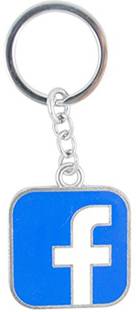 kd collections Facebook Logo Metal Keychain Keyring Key Chain