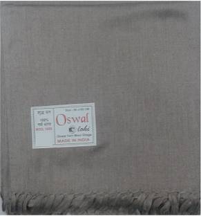 OSWAL Pure Wool Solid Men Shawl