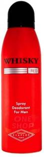 WHISKY RED 200ML Deodorant Spray  -  For Men