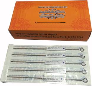 Mumbai Tattoo 9F & 50 PS Disposable Flat Liner Tattoo Needles