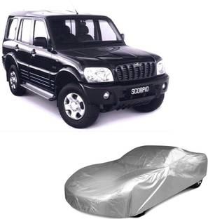 ACCESSOREEZ Car Cover For Mahindra Scorpio (Without Mirror Pockets)