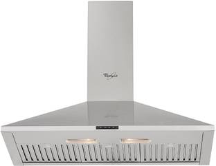 Whirlpool AKR 601 Platinum Wall Mounted Silver 1000 CMH Chimney