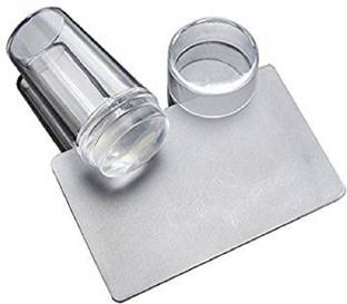 JERN Silicone Soft Nail Stamper Scraper Polish Image Paint Stamp Nail Art