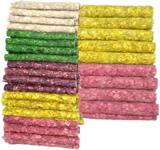 SAWAY Combo Pack pet food & Supplies Twisted healthy Kabab Munchy Stick (1 kg pack of 1) Chicken, Beef Dog Chew