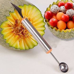 K Kudos Enterprise Fruit Ice Cream Melon Ball Scoop Straight Peeler NA Peeler