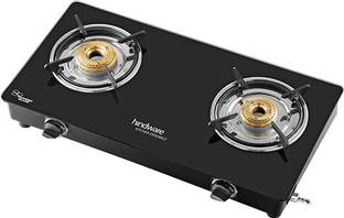 Hindware Brio 2B Glass Manual Gas Stove
