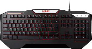Lenovo Legion K200 Wired USB Standard Gaming Keyboard Compatible with Desktop, Laptop, Mac