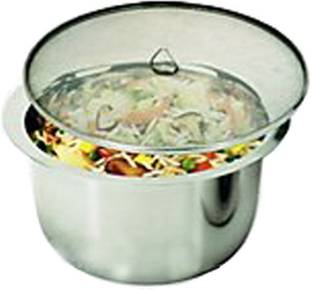 KUBER INDUSTRIES Stainless Steel Food Cover/Milk cover Jali/Steel Jali/Multipurpose Net Lid Set of 1 Pcs (12 Inches) Code-Net33 7 inch Lid, Pack of 1