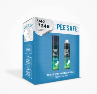 Pee Safe Toilet Seat Sanitizer Spray 40 ML - Pack of 3