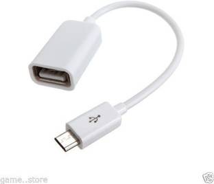 KAYKON VGA Cable 0.1 m High Speed OTG Cable to Connect Pen drive Card Reader Mouse Keyboard to Mobile Tablet