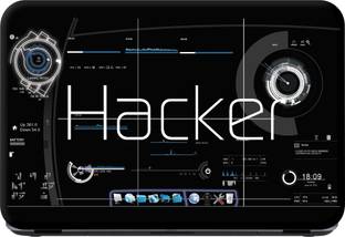BASH Secret Hacker vinyl Laptop Skin Compatible for 15.6 inch