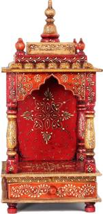 HOME AND BAZAAR KI-18 Solid Wood Home Temple