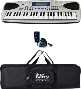 CASIO MA-150-MIDI (49 Mini Keys with Blueberry Cover Bag Along with Adapter & USB LED) Digital Portable Keyboard