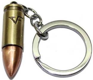 IBEX Metal Thick Bullet Key Chain (Gold) Key Chain