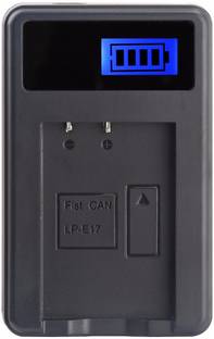 Power Smart LP E17 Battery Charger indicator LED display. 
1-Slot Ion Battery charger  Camera Battery Charger