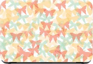 Flipkart SmartBuy butterfly shadded Premium LG Vinyl (matte) Reusable Laptop Skin Compatible for 15.6 ...