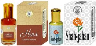 Purandas Ranchhoddas PRS Hina & Shah-Jahan 12ml Each Herbal Attar