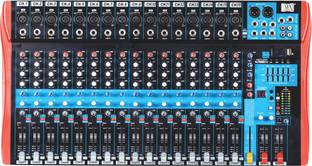 MX Live Audio Mixer 16 Channel Premium Analog Mixer with USB & Bluetooth Analog Sound Mixer