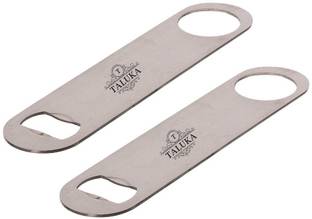 TALUKA T-BOOPENER2P Stainless steel Flat Bottle opener Set of 2 Pcs Use For Bar Hotel Resturant Bottle Opener